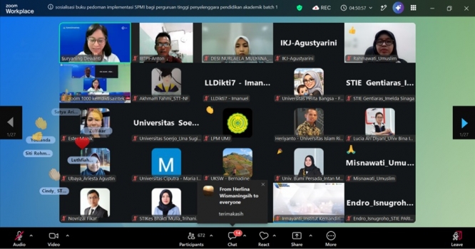 Hadiri Undangan Kementrian Pendidikan Tinggi, Sains, dan  Teknologi Direktorat Jendral Pendidikan Tinggi